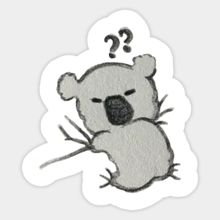 Cute Koala Shirt Sticker